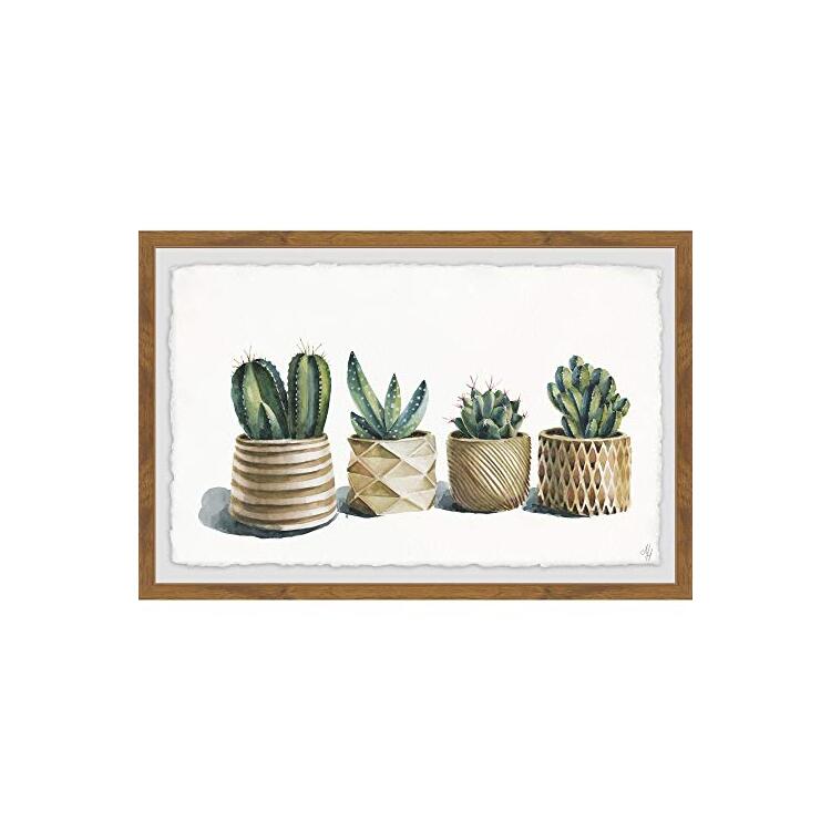 Marmont Hill Textures and Thorns Framed Painting Print image - 1