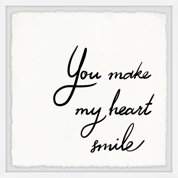 Marmont Hill My Heart Smile Framed Painting Print image - 1