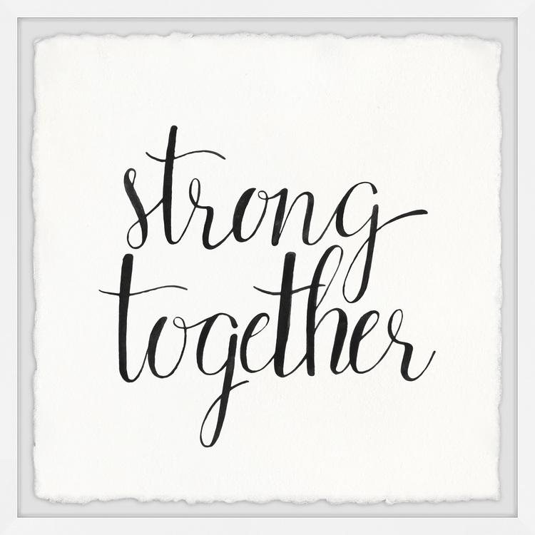 Marmont Hill Strong Together Framed Painting Print image - 1