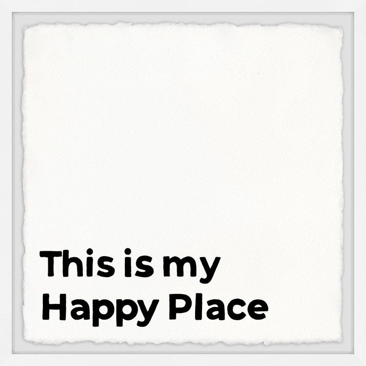 Marmont Hill This Is My Happy Place II Framed Painting Print image - 1