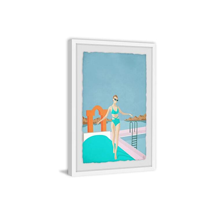 Turquoise Is Everything Framed Painting Print image - 1