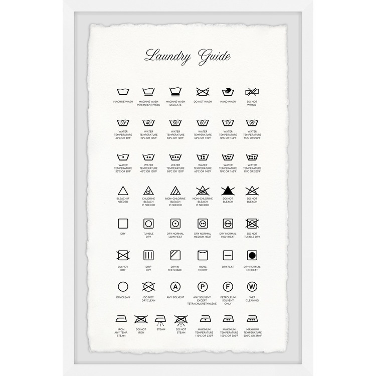 Marmont Hill Laundry Guide II Framed Painting Print image - 1