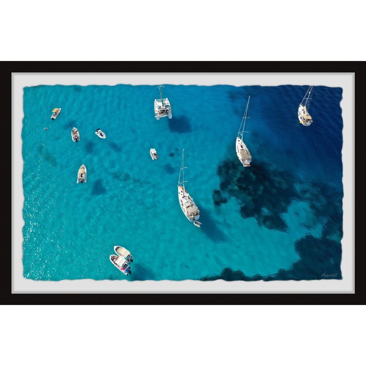 Marmont Hill Anchor Drops Framed Painting Print image - 1