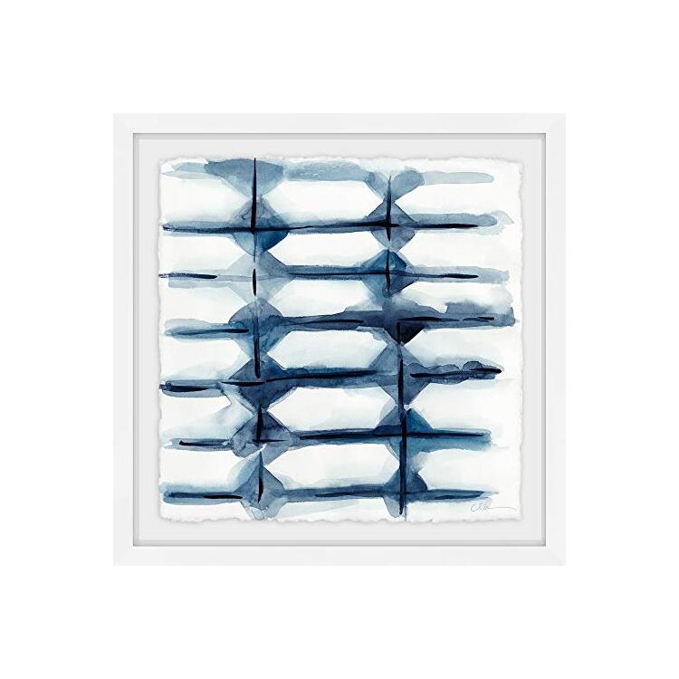 Indigo Study Framed Painting Print, Marmont Hill Style Artwork - Marmont Hill image - 1