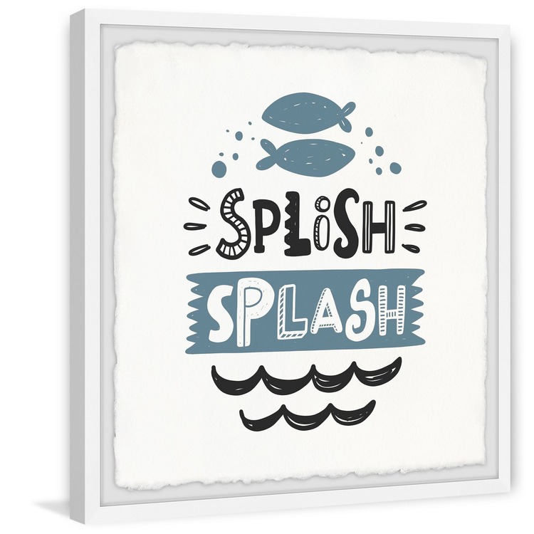 Marmont Hill Bath Time Fun Framed Painting Print image - 1