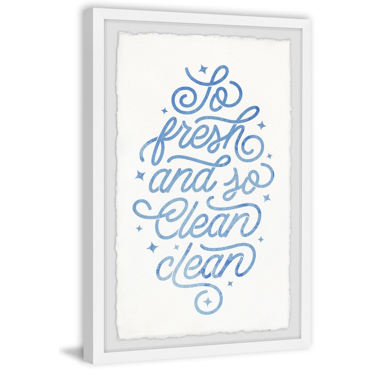 Marmont Hill Clean and Fresh Framed Painting Print image - 1