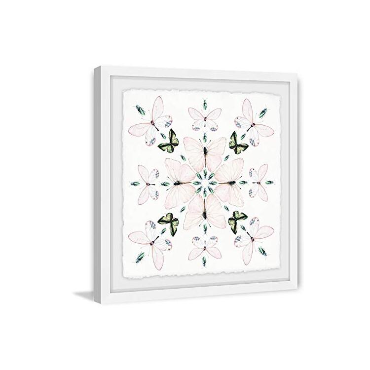 Marmont Hill Pink Extensions Framed Painting Print image - 1