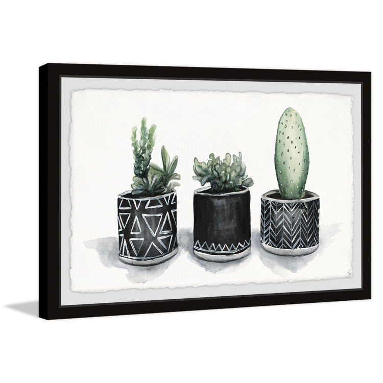 Marmont Hill Cacti Madness Framed Painting Print image - 1