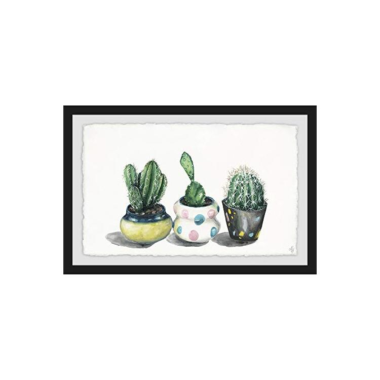 Marmont Hill Cacti Trio Framed Painting Print image - 1