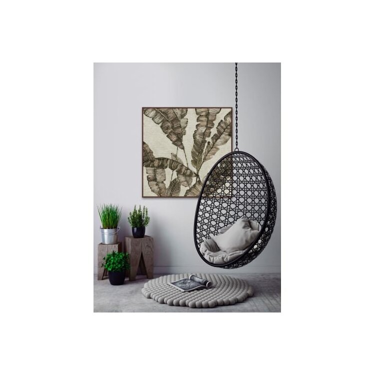 Sephia II Floater Framed Painting Print on Canvas image - 1