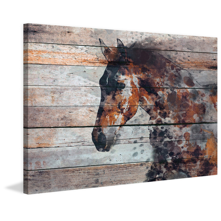 Marmont Hill Fire Horse Painting Print on Wrapped Canvas image - 1