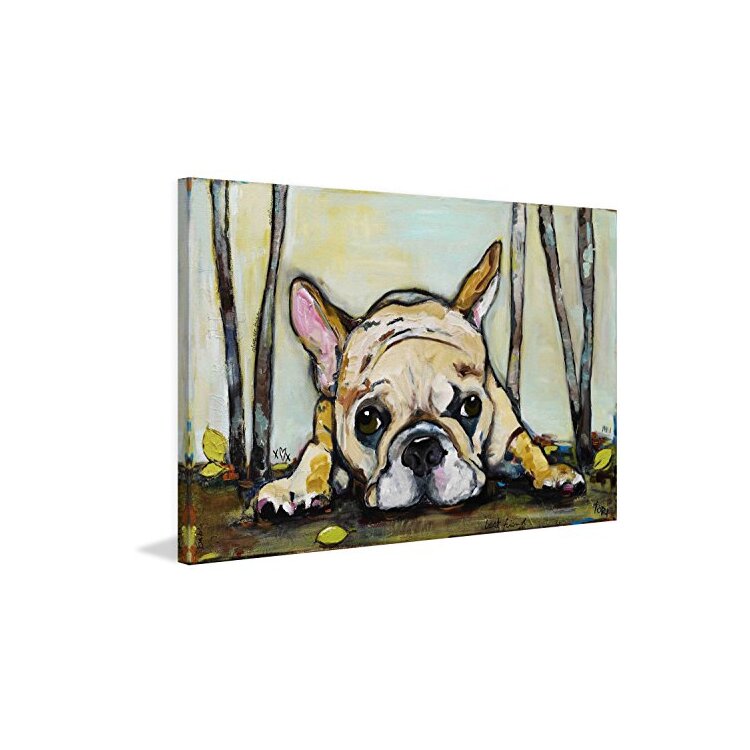 Smushy Painting Print on Wrapped Canvas Artwork for Home Decor - Marmont Hill image - 1