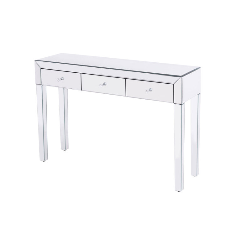 Mirrored Console Table & Desk with Storage image - 1