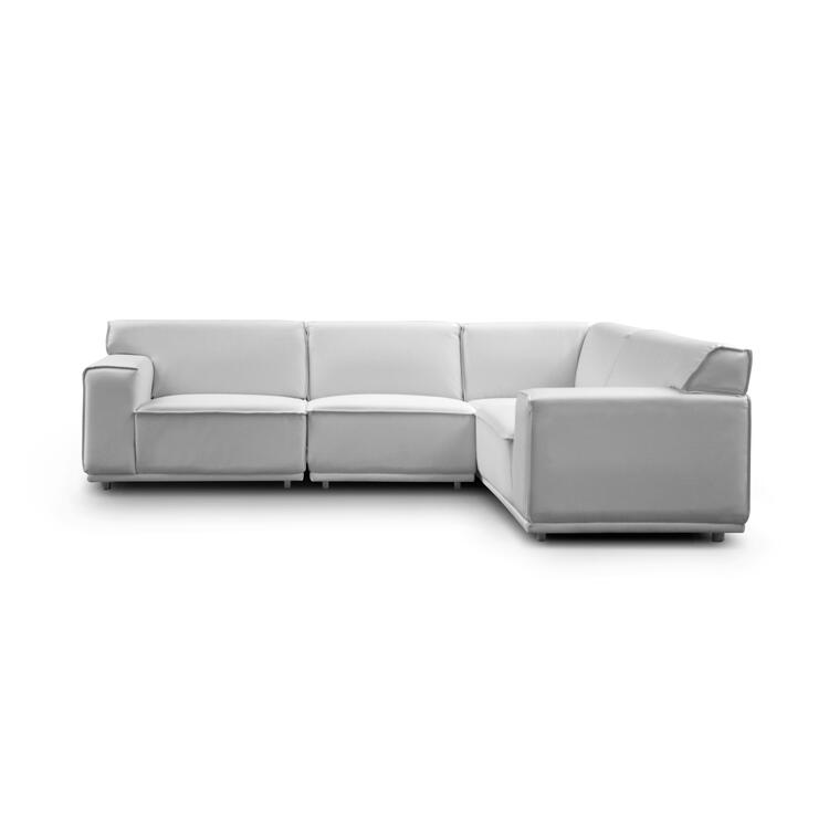 Faux Leather Sofa Chair, Left Arm Facing, Contemporary Design - Whiteline Modern Living image - 1