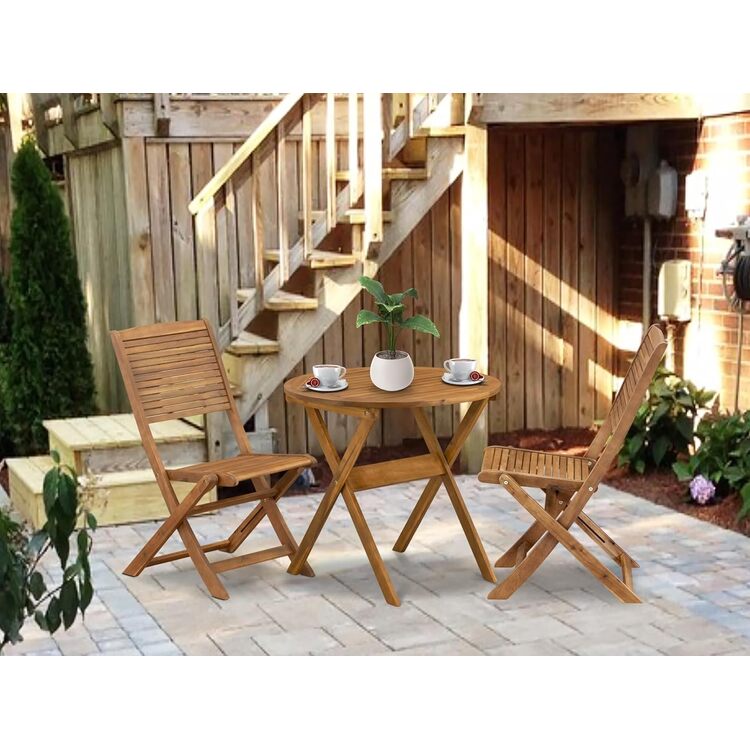 Folding bistro set