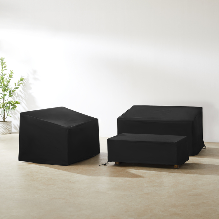 Crosley 3Pc Outdoor Furniture Cover Set