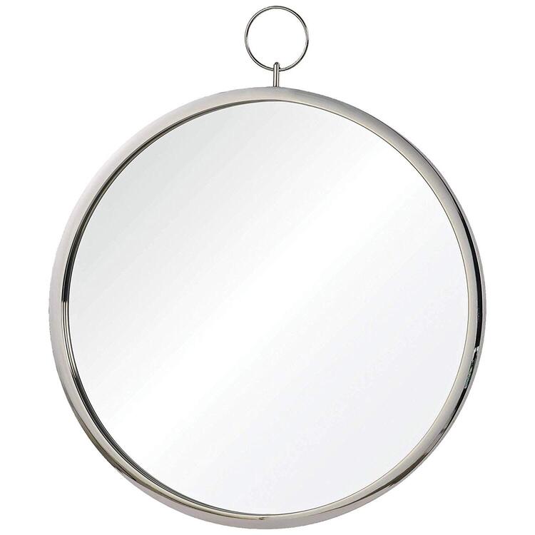 Ren-Wil Porto Chrome 23 1/2" x 30" Wall Mirror image - 1