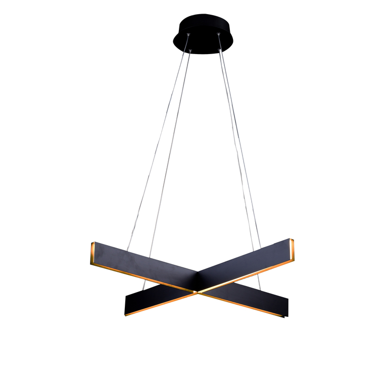 International Style Light Fixture Black Finish Indoor Lighting - Bethel International image - 1