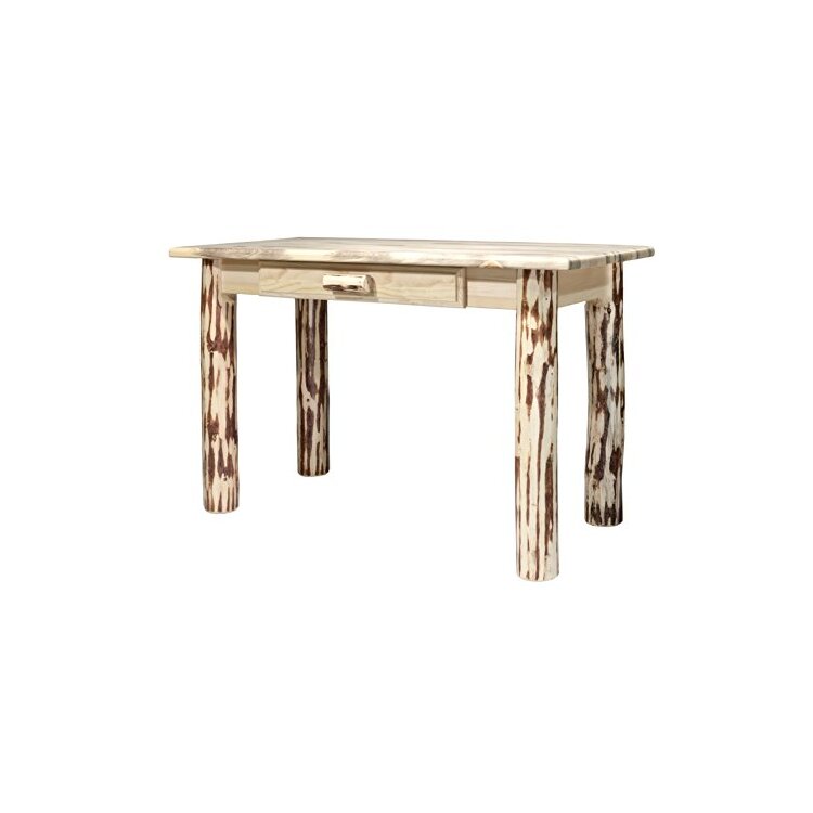 Montana Woodworks Montana Collection Writing Desk, Clear Lacquer Finish image - 1