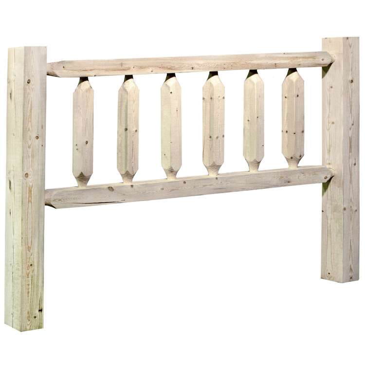 Homestead Collection Queen Headboard, Clear Lacquer Finish image - 1