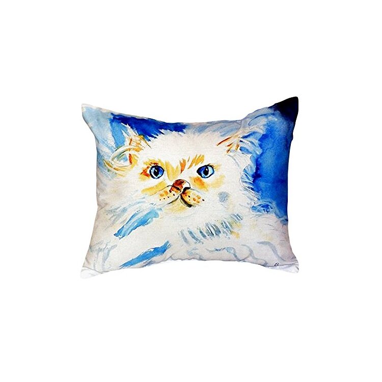 Betsy Drake Junior the Cat No Cord Pillow 16x20 image - 1