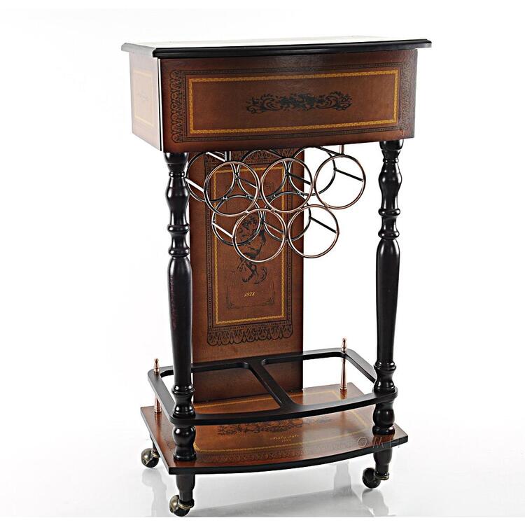 Elegant Wine Storage Cabinet 36 H x 20 W - Old Modern Handicrafts image - 1