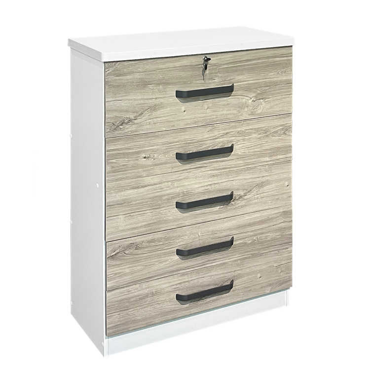 Better Home Products 5 Drawer Dresser with Lock - Bedroom Storage Chest image - 1