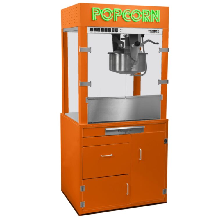 Popcorn Machine Color Paragon Custom Popcorn Machine - 32oz - Orange - OJCommerce.com