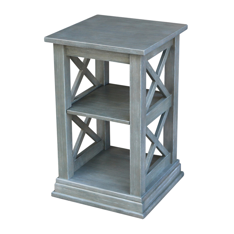 International Concepts Hampton Accent Table with Shelves