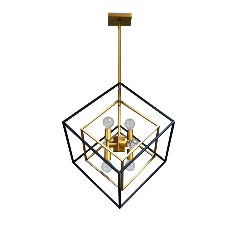 Transitional Kappa Pendant in Vintage Bronze Metal for Ceiling - Dainolite image - 1