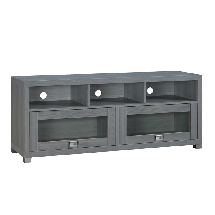 TV Stands for 60in TVs, Grey TV Console, Foldable, Adjustable - RTA Products image - 1