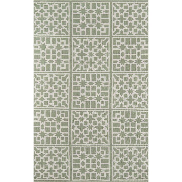 Madcap Cottage PAMBEPAM-1GRN96D6 Palm Beach Lake Trail Area, Indoor Outdoor Rug, 9'6" X 13'6", Green image - 1