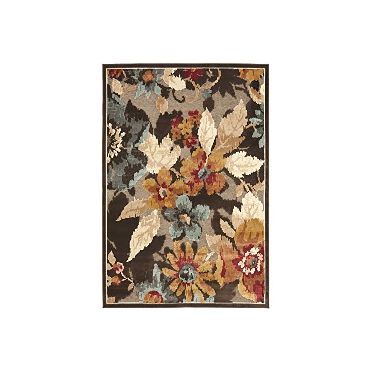 Transitional Rug - Paradise Viscose Pile -Dark Brown Style-B image - 1