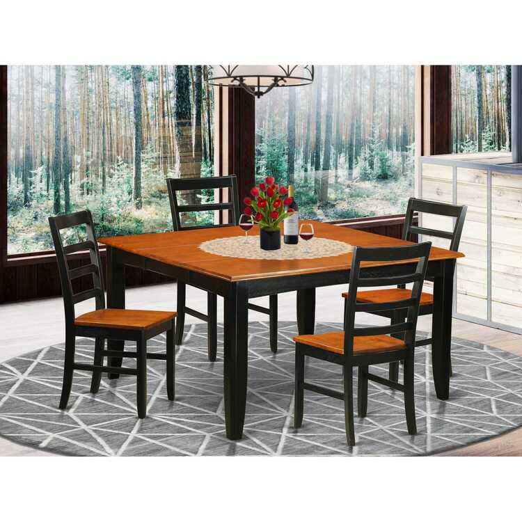 5-Piece Kitchen Table Set | Dining Table & 4 Chairs image - 1