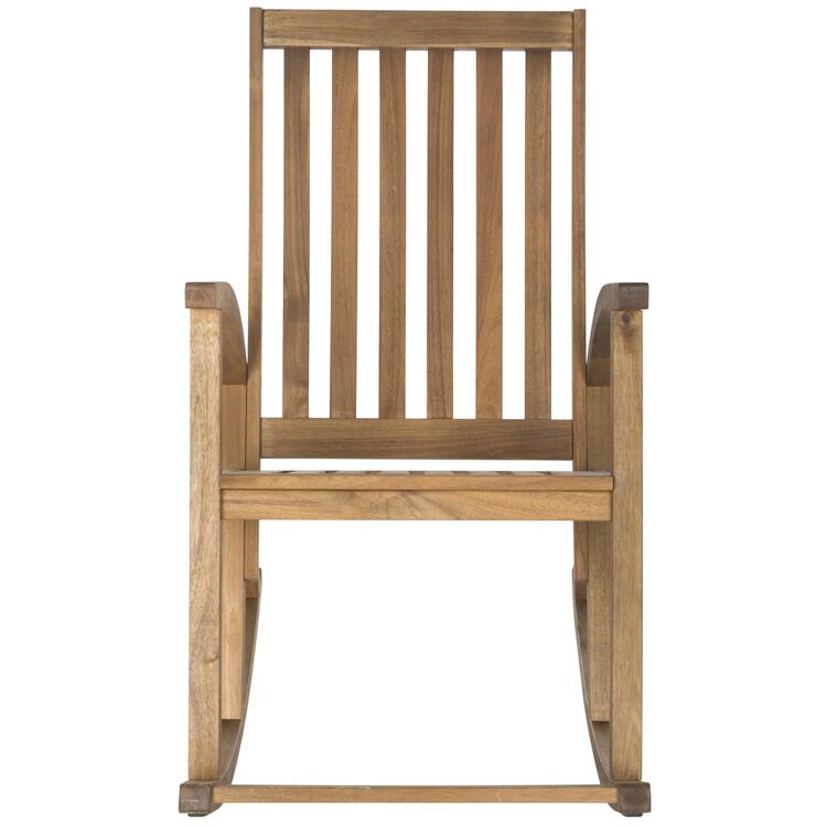 Sustainable Acacia Wood Rocking Chair with White Wash Finish - Safavieh image - 1