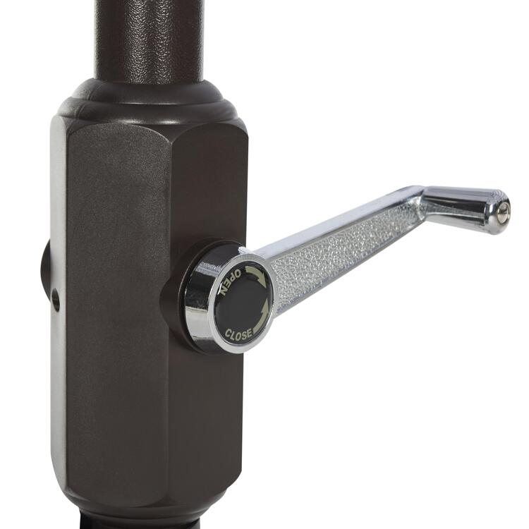 Uv Resistant Elegant Valance 9Ft Auto Tilt Umbrella - Image 4