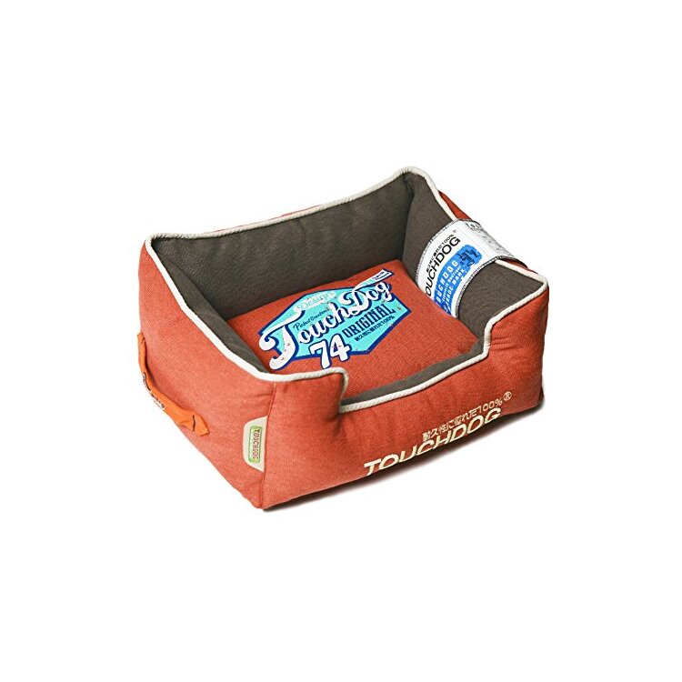 Touchdog Original Sporty Vintage Throwback Reversible Plush Rectangular Dog Bed image - 1