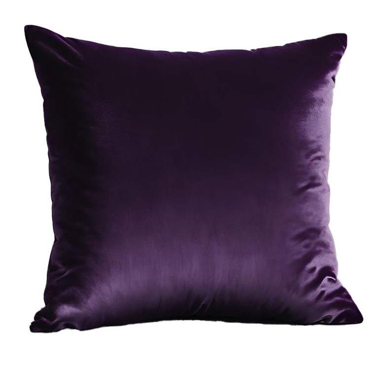 Plutus Plum Velvet Luxury Throw Pillow image - 1