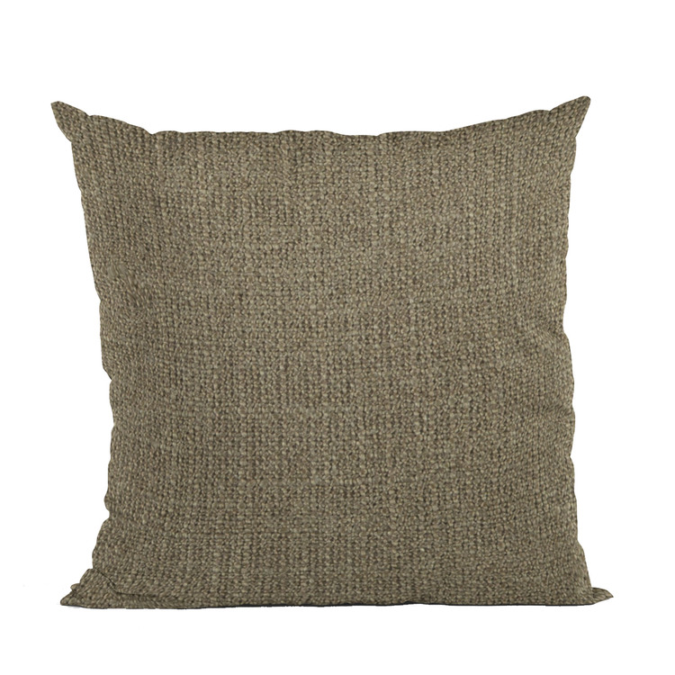 Luxury Textured Hemp Throw Pillow with Open Weave Design, Handmade in USA image - 1