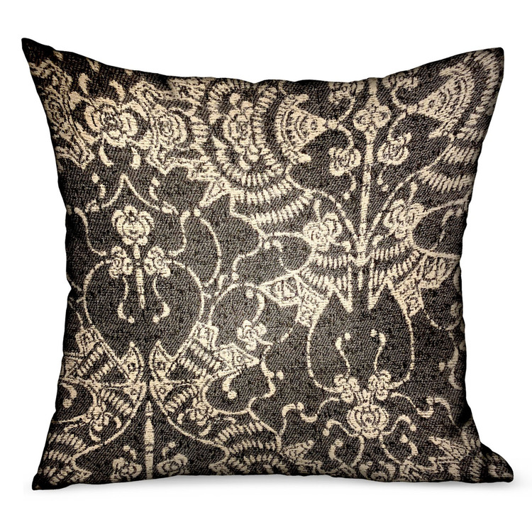 Luxury Gray Chevron Outdoor/Indoor Throw Pillow - Double Sided & Stain Resistant image - 1