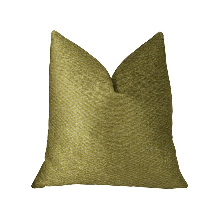 Plutus Brands Honey Praire Yellow and Cream Handmade Luxury Pillow image - 1