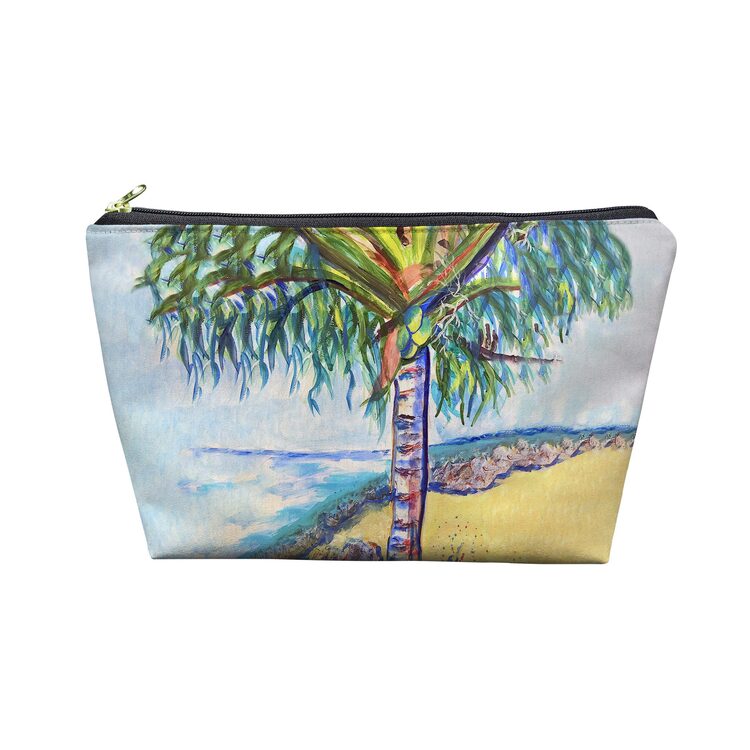 Betsy Drake Interiors Tall Palm Pouch 8.5x6 image - 1