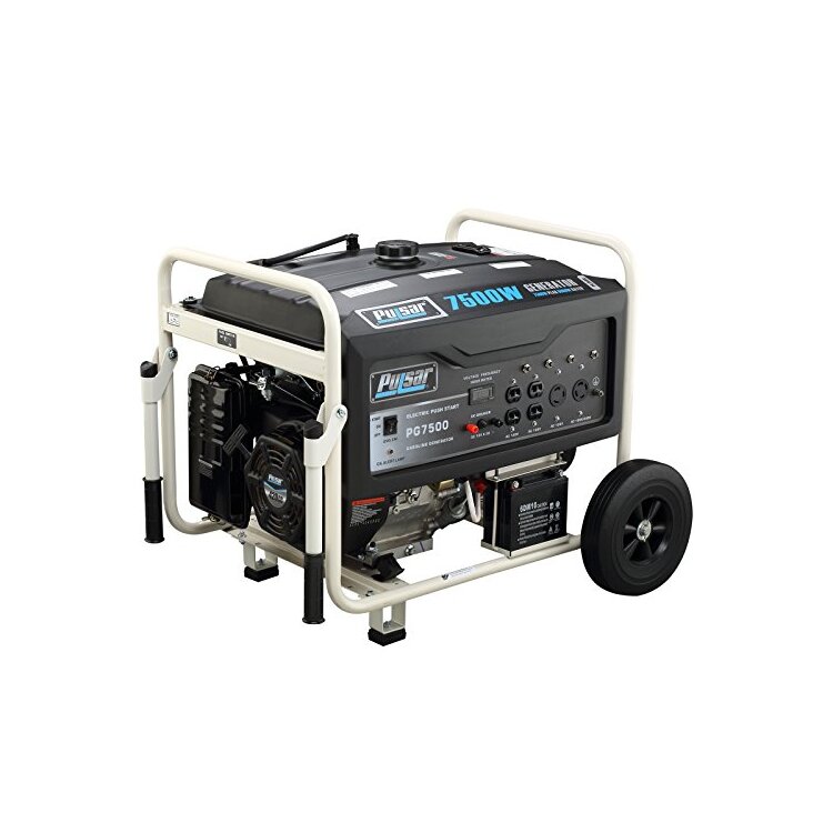 Pulsar 7500 watt portable gasoline generator image - 1