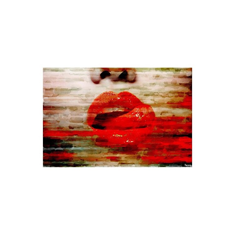 Lick My Lips by Parvez Taj Painting Print on Wrapped Canvas image - 1