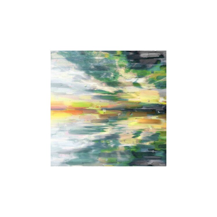 Color Explosion Painting Print on Canvas Wrapped Artwork - Parvez Taj image - 1