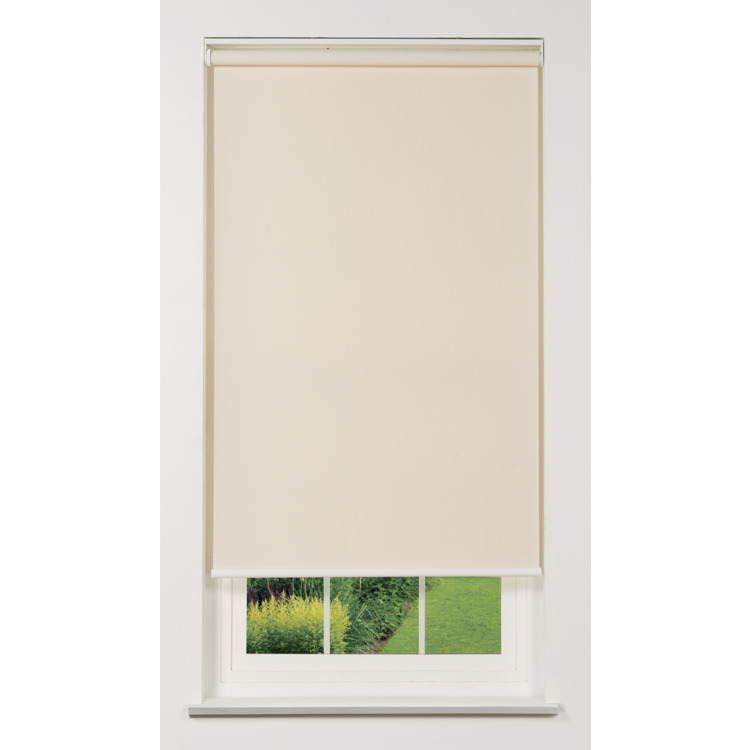 Linen Avenue Cordless 1% Solar Screen Standard Roller Shade, Fawn 53 W x 78 H image - 1