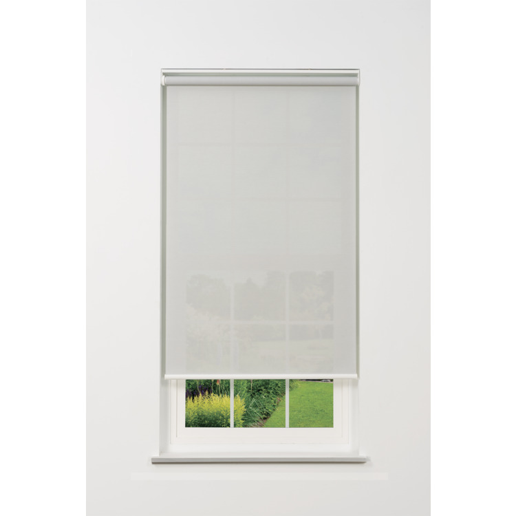 Linen Avenue Cordless 5% Solar Screen Standard Roller Shade, Grey 21 1/2 W x 78 H image - 1