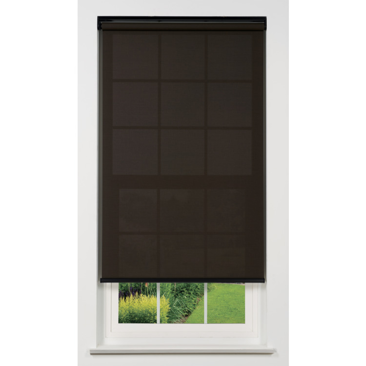 Linen Avenue Cordless 5% Solar Screen Standard Roller Shade, Shadow 56 W x 66 H image - 1