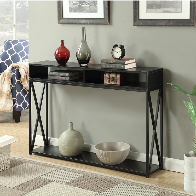 Convenience Concepts Tucson Deluxe 2 Tier Console Table image - 1