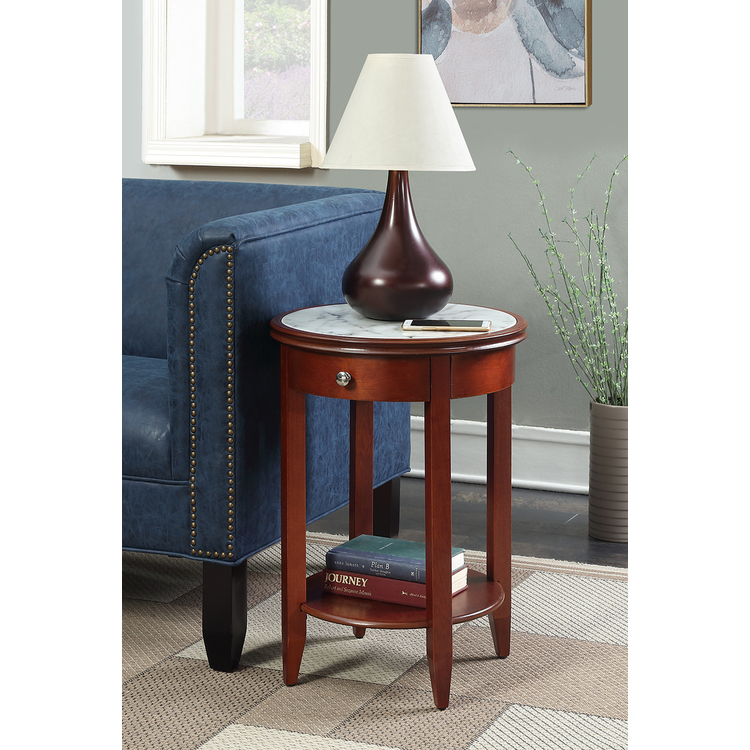 Convenience Concepts American Heritage Baldwin End Table With Drawer image - 1